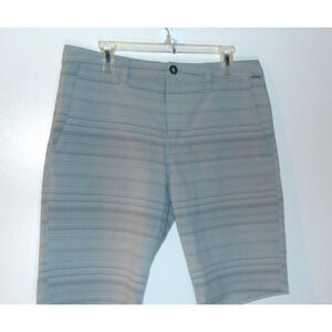 Volcom Stretch Shorts M‎ 32 Gray Chino 10" Length
